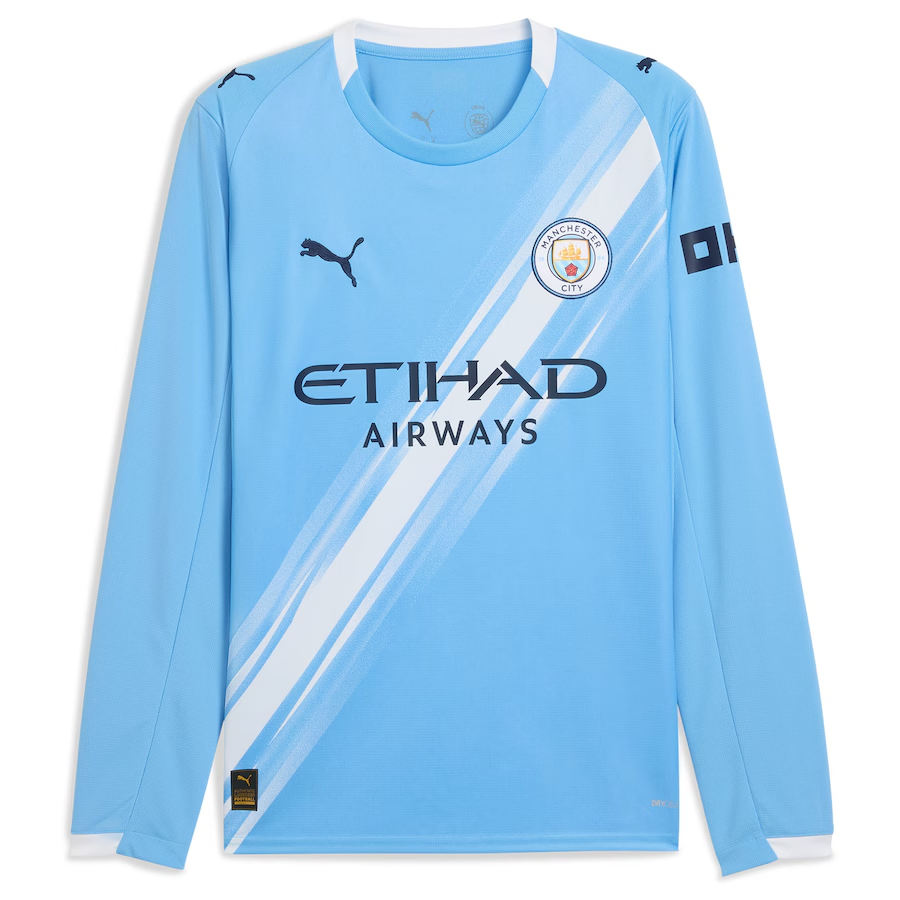 Puma Manchester City Home Long Sleeve Jersey 2025/26