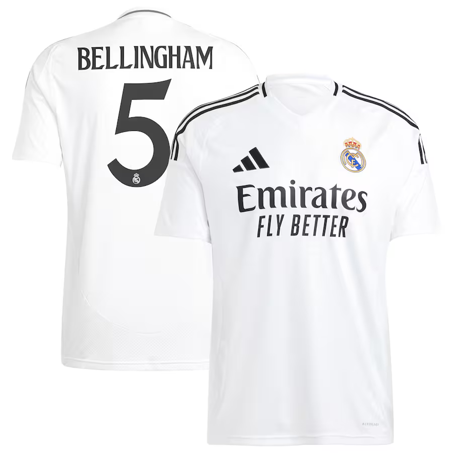Real Madrid Bellingham ユニフォーム　24-25シーズン Jude Bellingham adidas Real Madrid Home Jersey 2024/25 – Eurosport