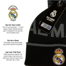 Load image into Gallery viewer, Real Madrid Pom Beanie
