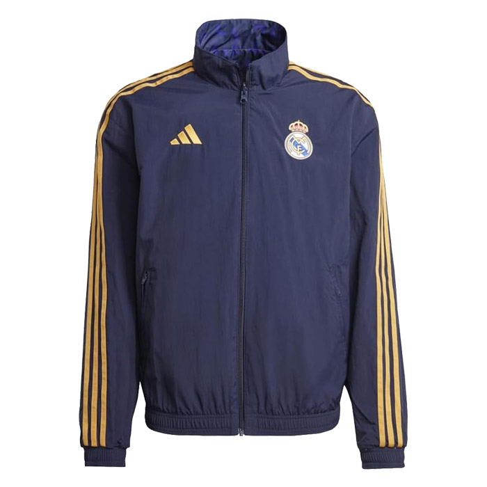 adidas Real Madrid Anthem Reversible Jacket 2024 Eurosport Soccer Stores