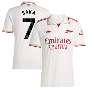 adidas Arsenal Third Jersey 2025/26 Saka 7