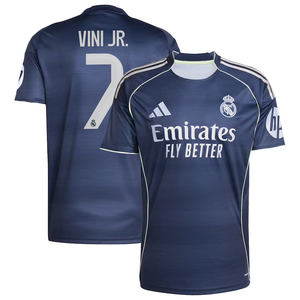 adidas Real Madrid Away Jersey 2025/26 Vini Jr. 7