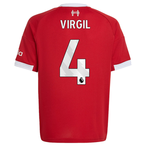 adidas Liverpool Youth Home Jersey 2025/26 Virgil 4