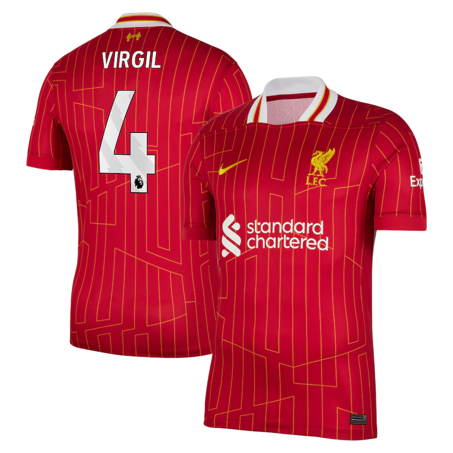 Virgil van Dijk Nike Liverpool Home Jersey 2024/25 – Eurosport Virgil van Dijk Nike Liverpool Home Jersey 2024/25 – Eurosport