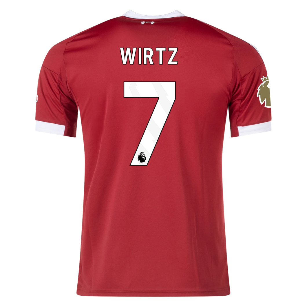 adidas Liverpool Home Jersey 2025/26 Wirtz 7