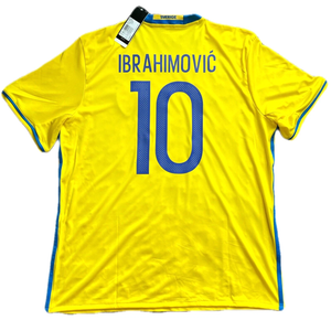 Zlatan Ibrahimovic adidas Sweden Home Jersey