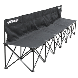Kwikgoal 6 Seat Bench - Black
