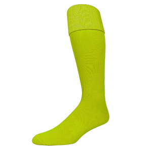 Pear Sox Euro Soccer Sock - Neon Yellow