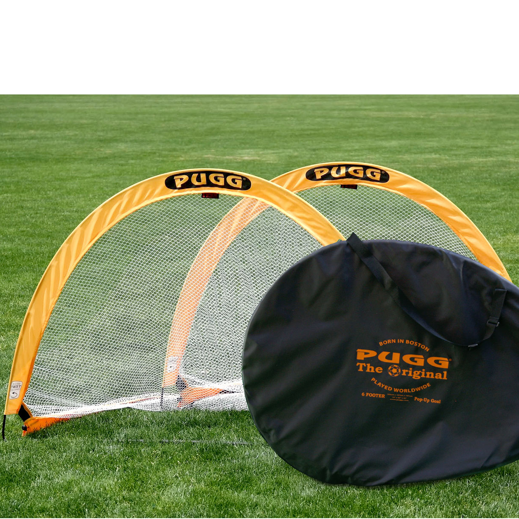 Pugg 6 ft Pop-up Goals (2 pack+Carry Bag)