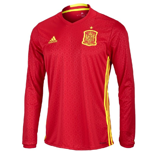 adidas Spain Home Jersey Long Sleeve – Eurosport Soccer Stores