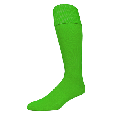 Pear Sox Euro Soccer Sock - Neon Green