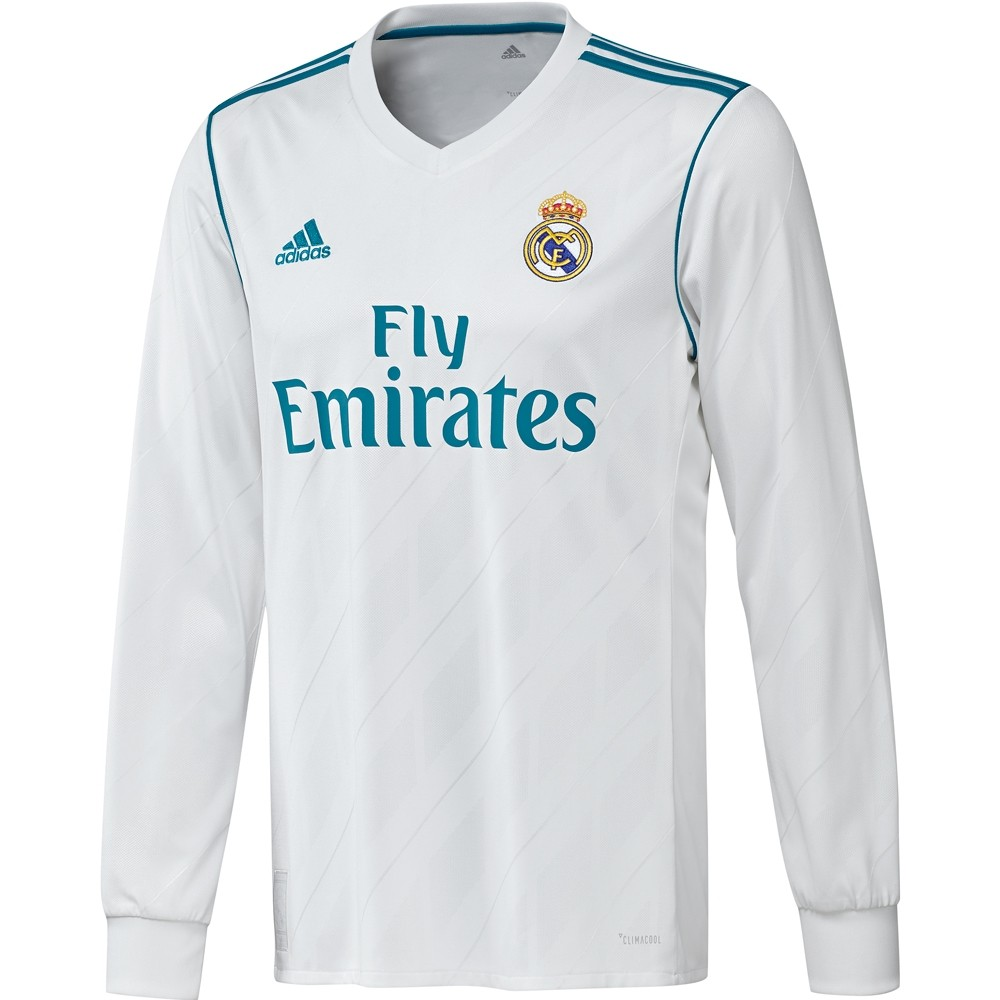adidas Real Madrid Home Jersey Long Sleeve