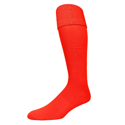 Pear Sox Euro Soccer Sock - Neon Orange