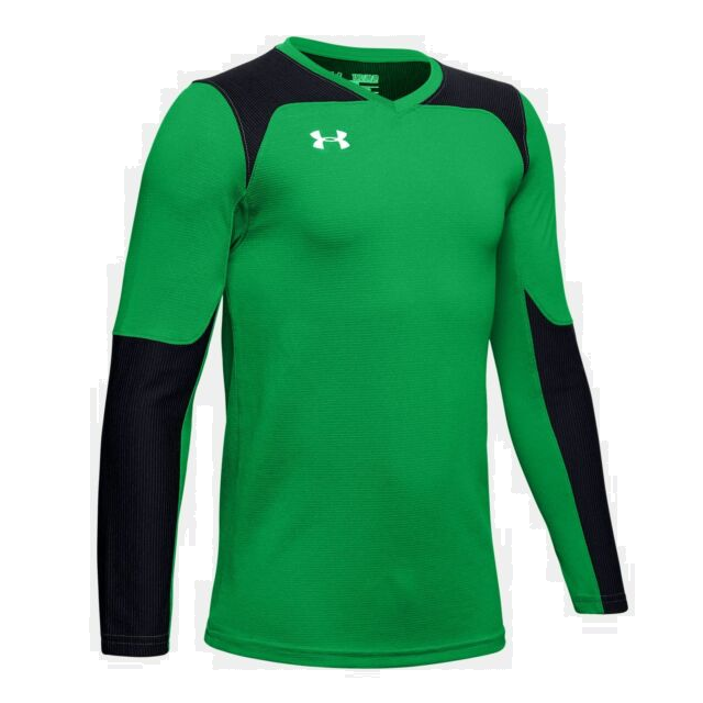 Under Armour Youth Threadborne GK Jersey - Green/Black