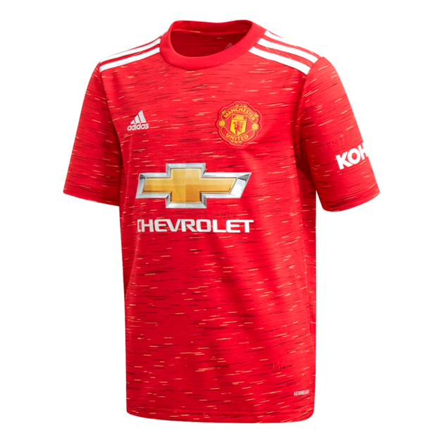 adidas Youth Manchester United Home Jersey 2020/21