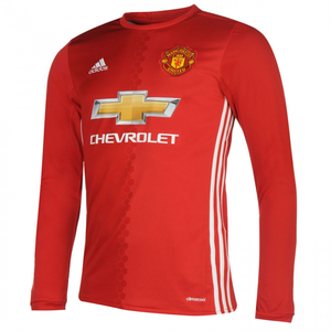 adidas Youth Manchester United Long Sleeve Jersey