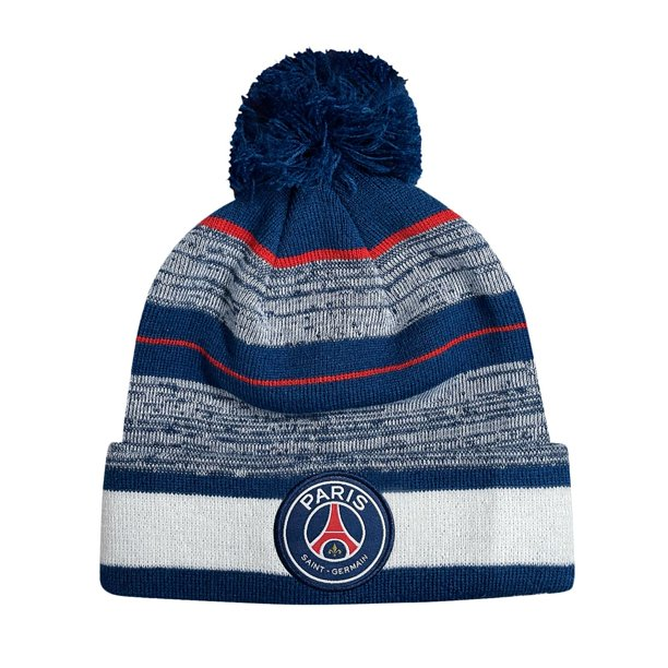 Nike Bonnet PSG Pompon Bleu/Blanc - tightR - tightR