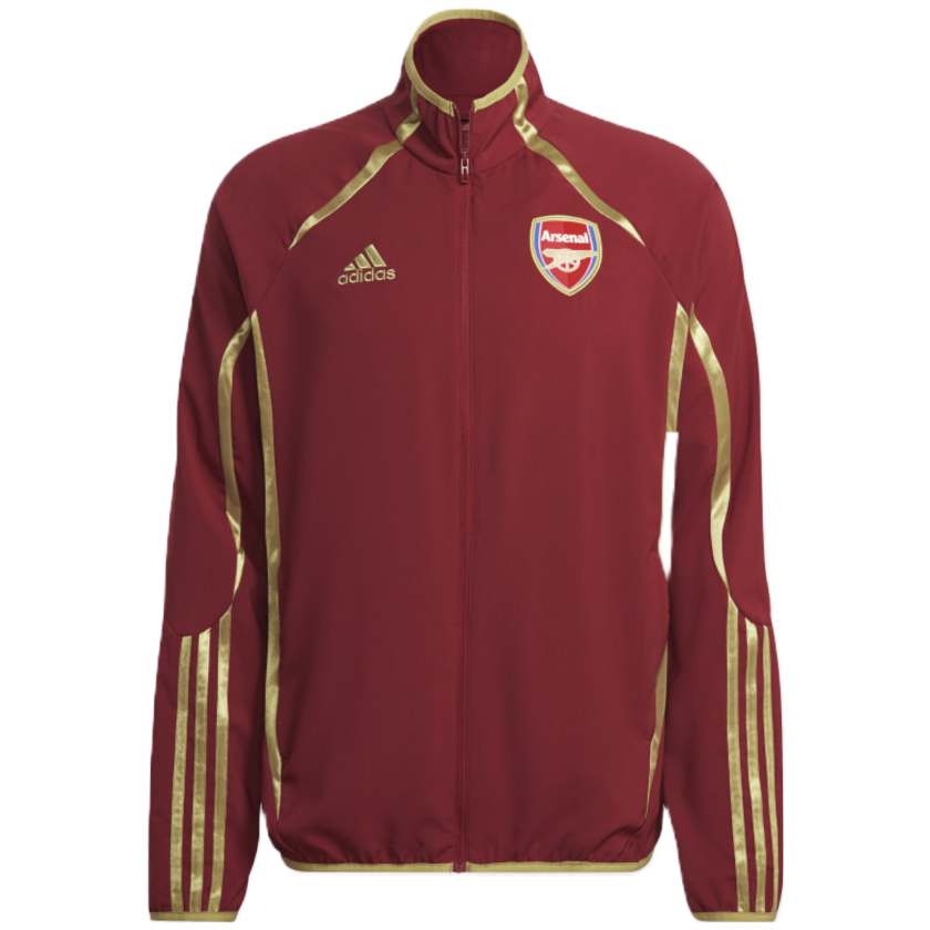 Adidas 2025 jacket maroon