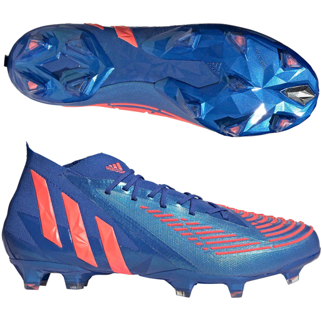 adidas Predator Edge.1 Firm Ground Cleats Blue Eurosport Soccer Stores