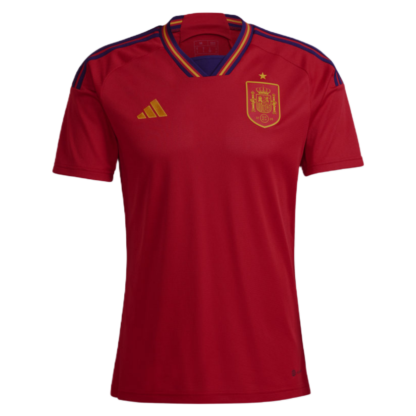 adidas Spain Home Jersey World Cup 2022