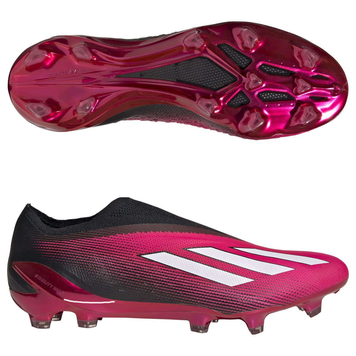 Adidas soccer top cleats pink