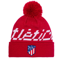 Load image into Gallery viewer, Atletico Madrid Pom Beanie
