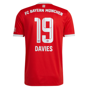 Alphonso Davies Bayern Munich Home Jersey 2022/23