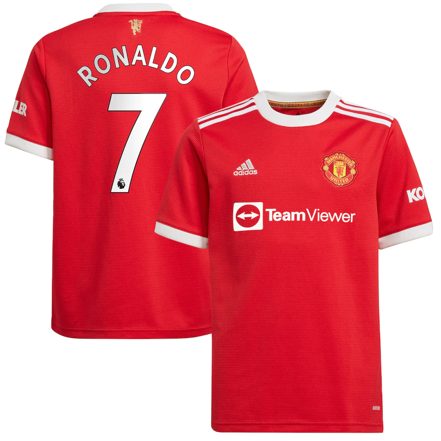 Manchester United Youth Home Jersey 2021 Ronaldo 7