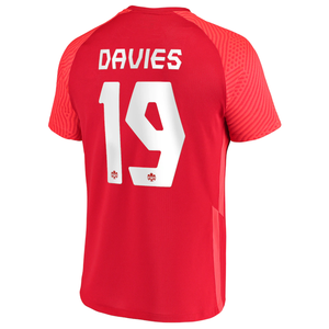Canada Home 2022 Authentic Vaporknit Match Jersey DAVIES 19