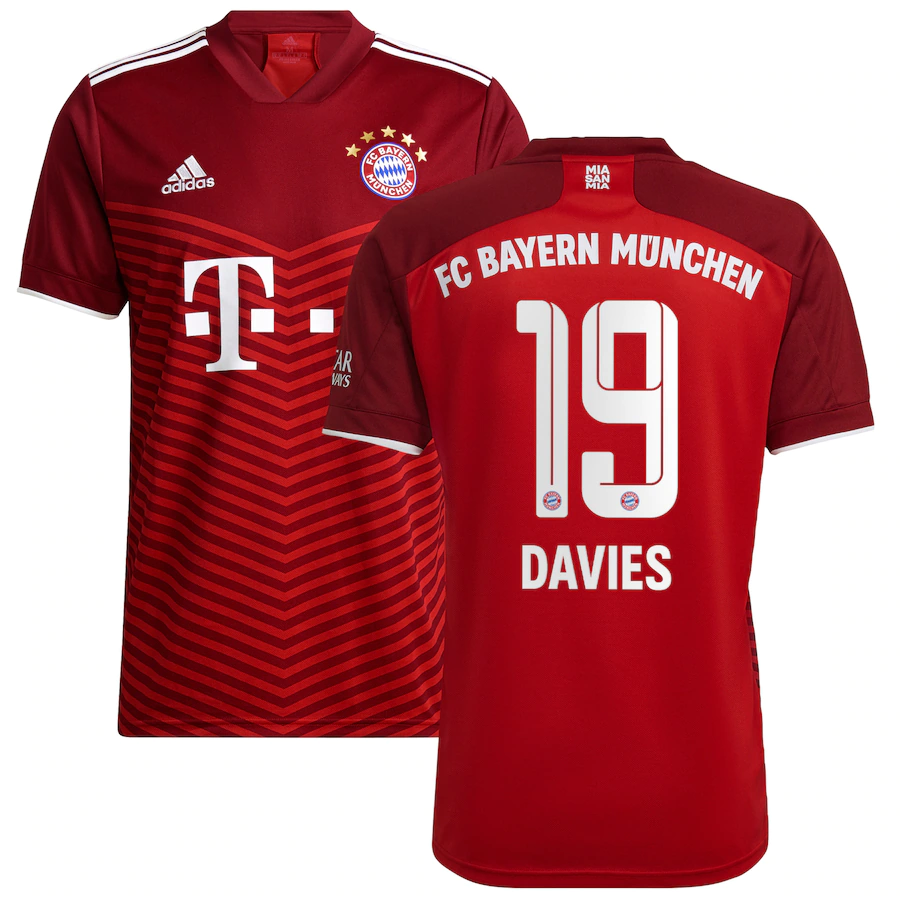 FC Bayern Munich Alphonso Davies Home Jersey 2021/22