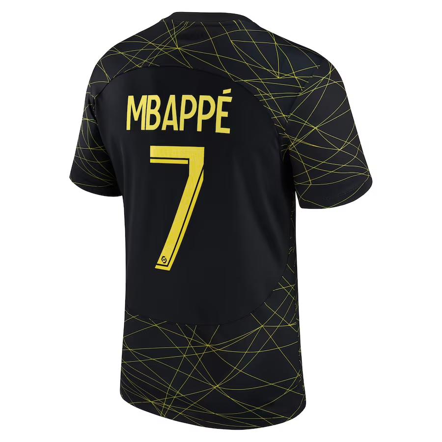 Paris Saint-Germain PSG Fourth Jersey 2022/23 Mbappe 7