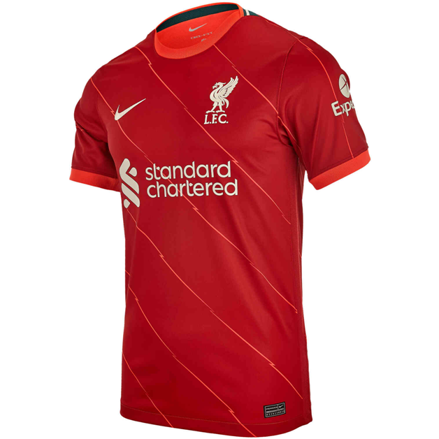 Nike Liverpool F.C. Home Jersey 2021 22 Eurosport Soccer Stores