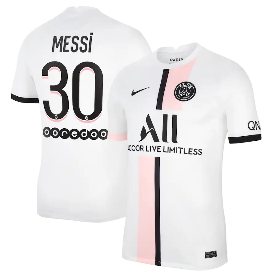 Nike PSG Away Jersey 2021/22 Messi 30