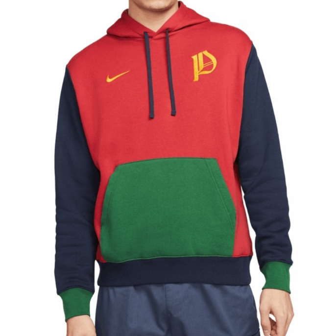 Nike club fleece pullover 2025 hoodie red