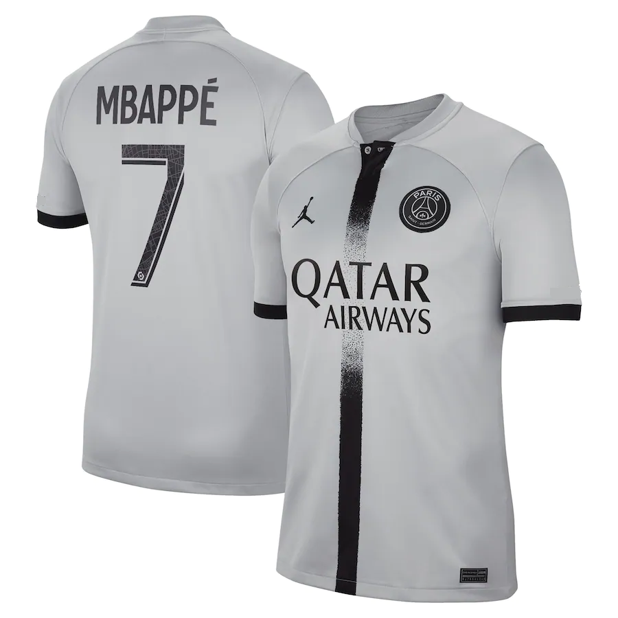 Kylian Mbappe Paris Saint-Germain PSG Away Jersey 2022/23