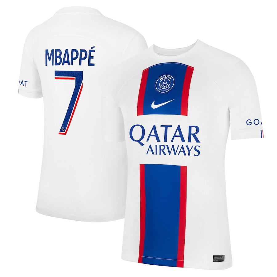 Nike PSG Third Jersey 2022 23 Mbappe 7