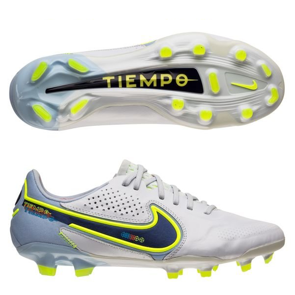 Nike Tiempo Legend 9 Elite FG Soccer Cleats Grey Eurosport