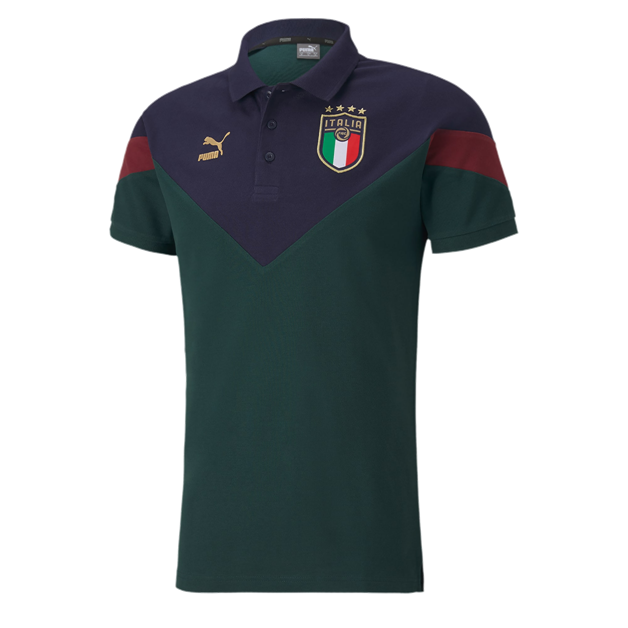 Puma italia polo shirt clearance