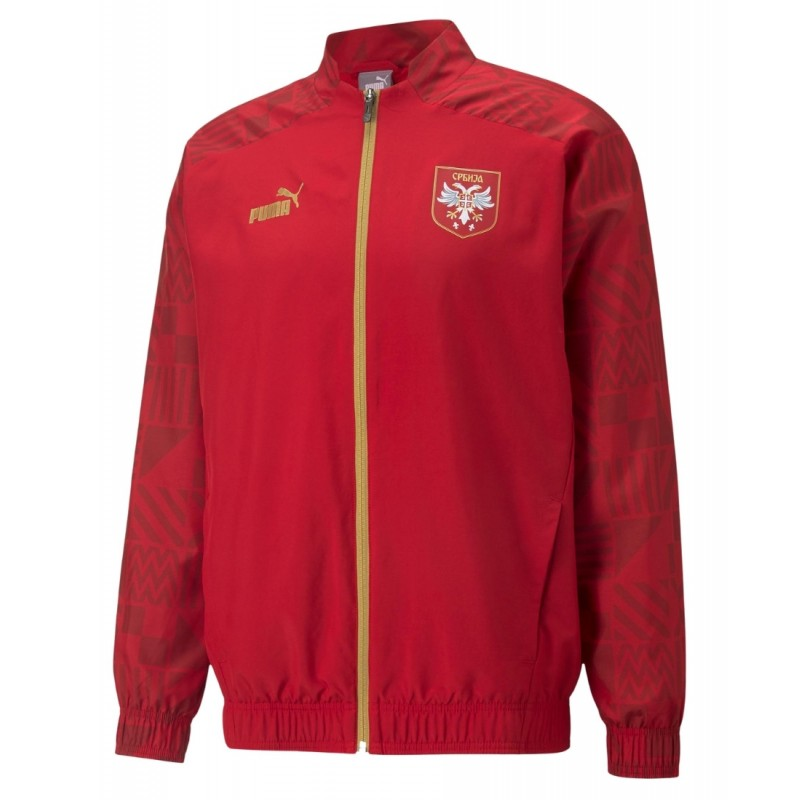 Puma Serbia Pre-Match Jacket World Cup 2022 – Eurosport Soccer Stores