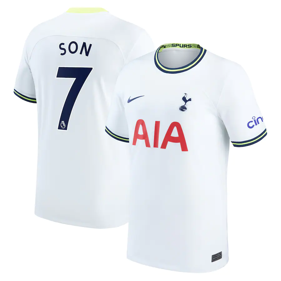Tottenham Hotspur Home Jersey 2022/23 SON 7 – Eurosport Soccer Stores