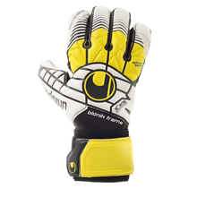 Load image into Gallery viewer, Uhlsport Eliminator Supersoft Bionik Goalkeeper Gloves

